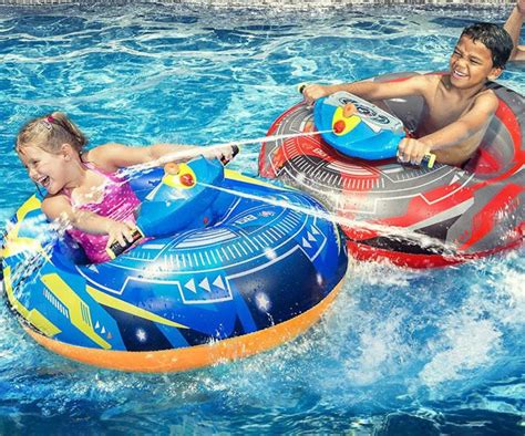 motorized pool floats for adults|motorized water blaster bumper boats.